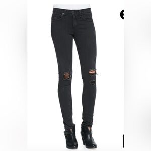 Rag & Bone Skinny Distressed Denim Jeans